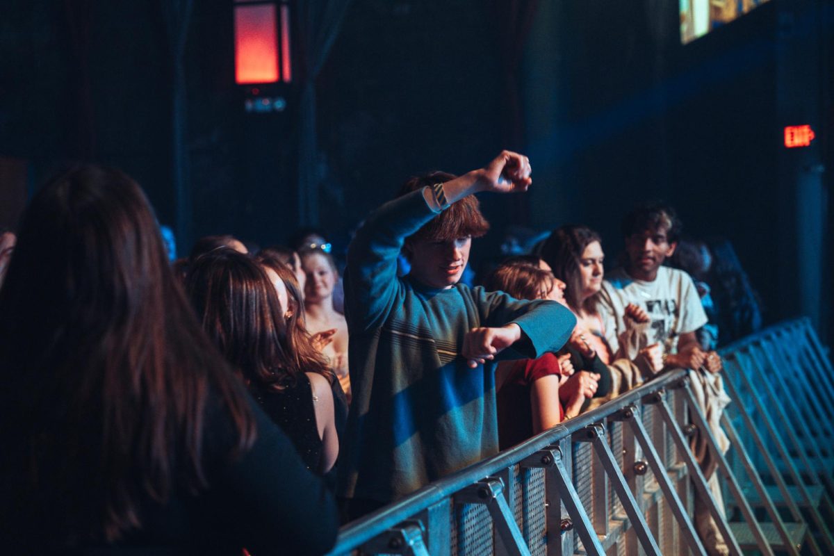 Audiences dance with the music during Taylor Swift night at The Canopy Club on Feb. 2. 