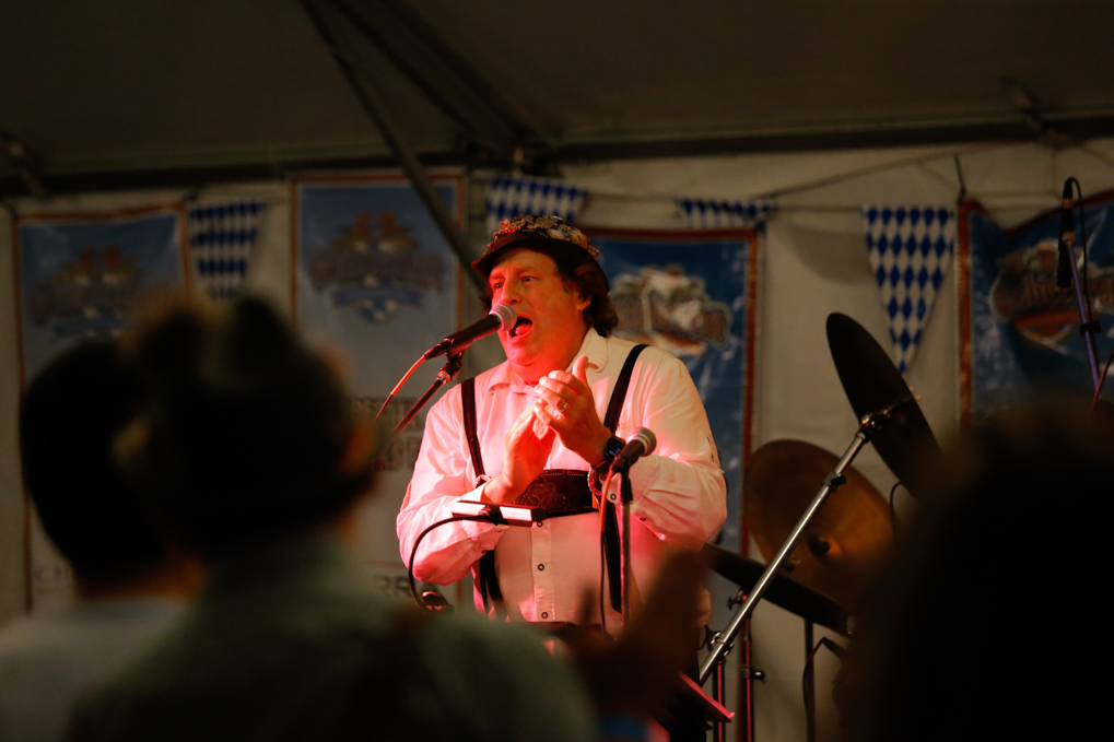 The Musikmeisters performs at Champaign-Urbanas Oktoberfest, hosted at the corner of Washington and Neil St. on Saturday.