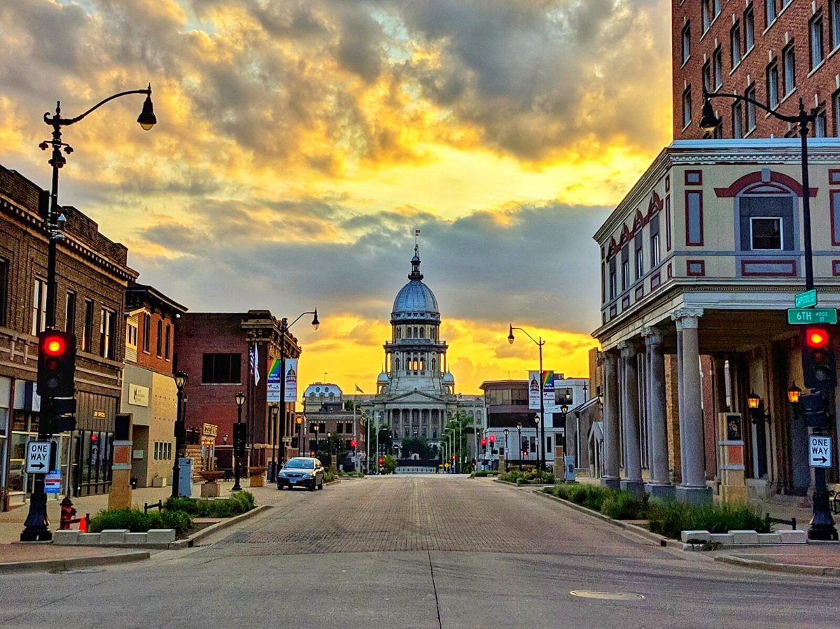 The Illinois State Capitol in Springfield, Illinois. Gov. J.B. Pritzker and the Illinois General Assembly authorized a funding increase for the University of Illinois System.