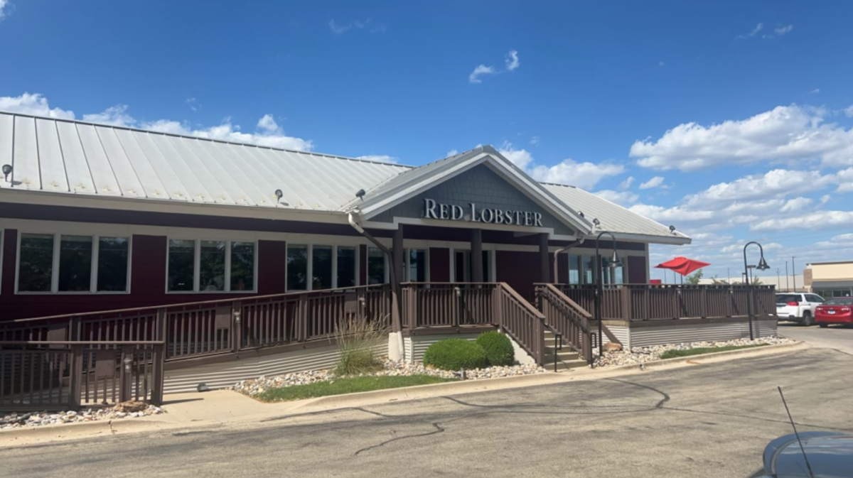 The Red Lobster on Prospect Avenue in Champaign on June 9. The restaurant is at risk of closure due to the company filing for bankruptcy last month. 