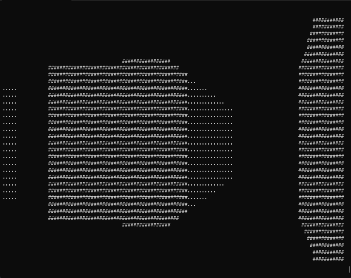 The Wolfenstein engine splits the screen into columns then adjusts the graphics shown to reflect distance, creating a fake 3D effect.