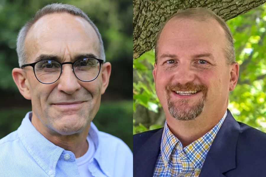 Steve Summers (left) and  Ted Myhre (right) are the two candidates for Champaign County Executive in the 2022 midterm elections. 